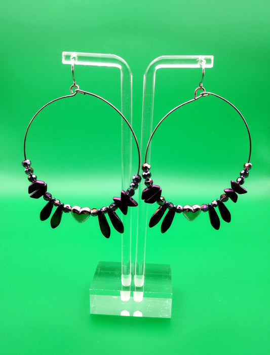BTS-inspired Hoop Earrings