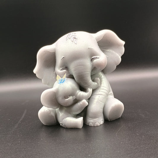 Forever Close Mama & Baby Elephant Figurine