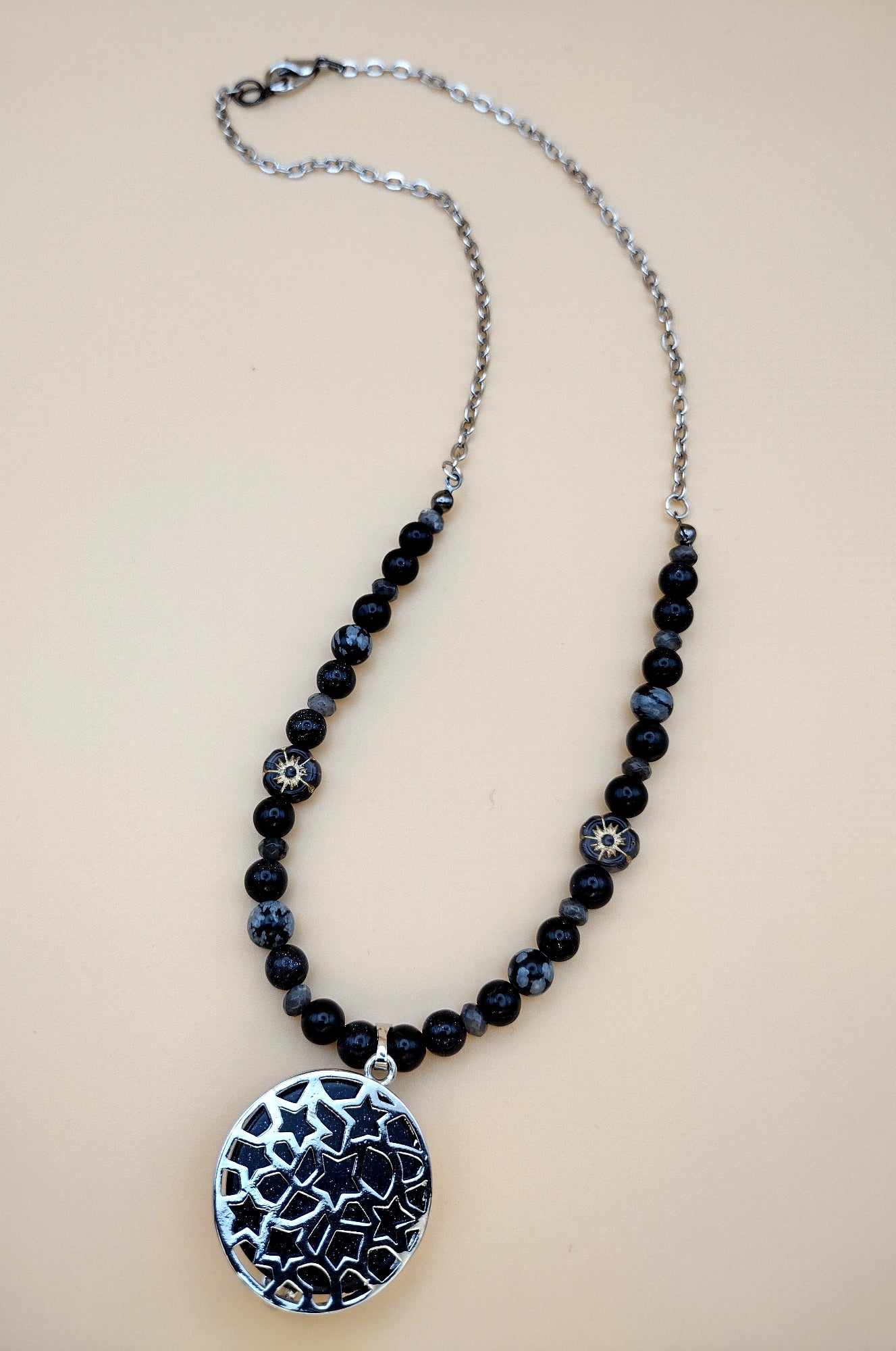 Blue Moon Cat Necklace