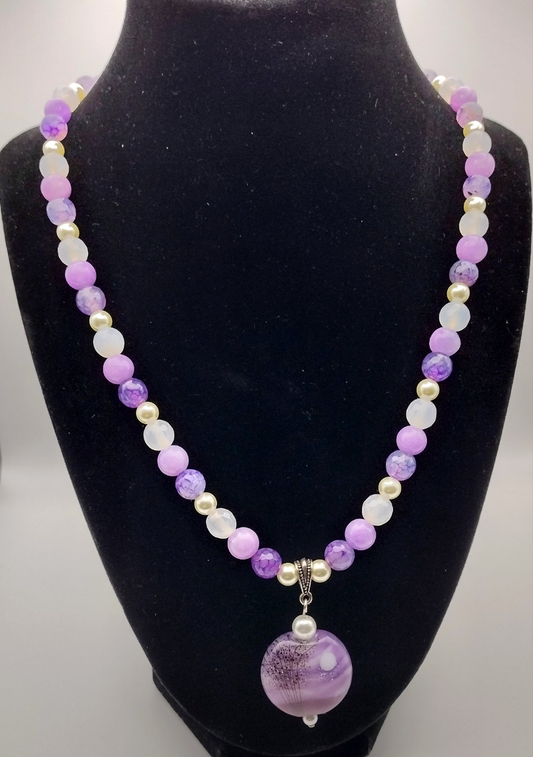 Violet Moonlight Necklace