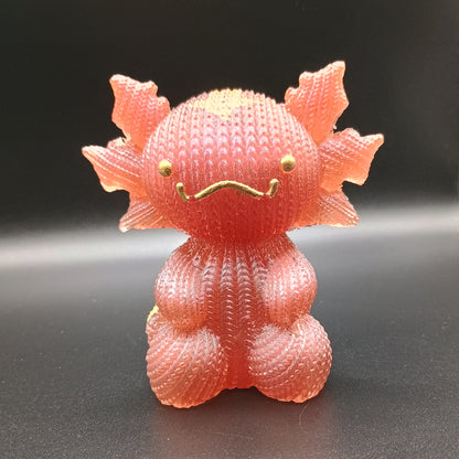 Woven Fins: Fanciful - Textured Axolotl Figurine