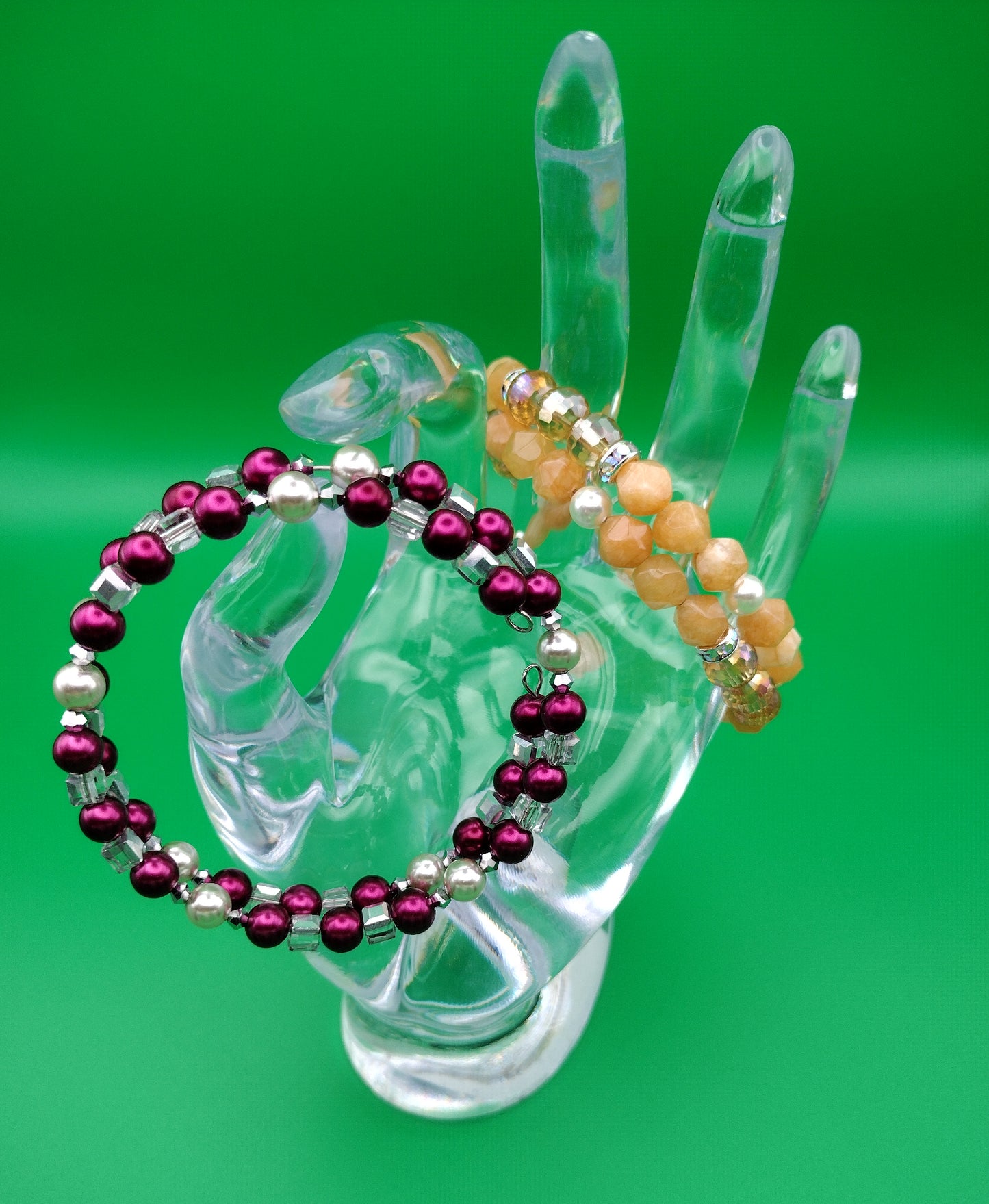 Dessert Bracelets: Tangerine Dream or Cranberry Ice Cream