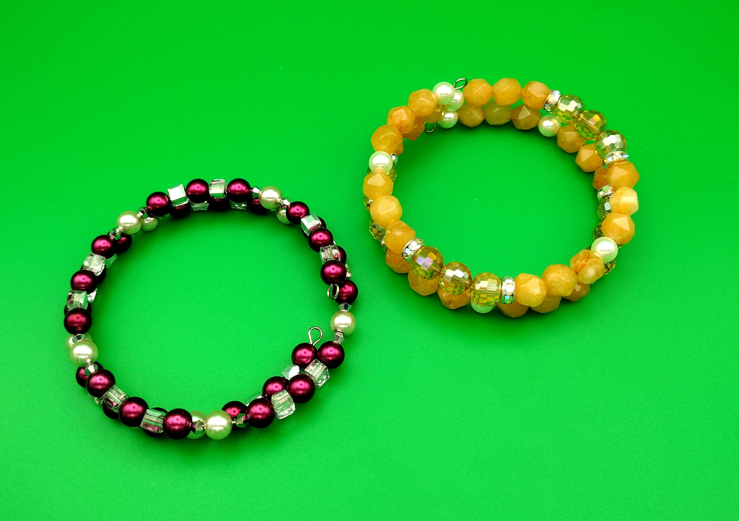 Dessert Bracelets: Tangerine Dream or Cranberry Ice Cream