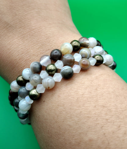Botswana Agate Bracelets