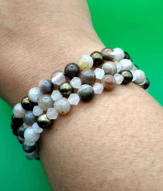 Botswana Agate Bracelets