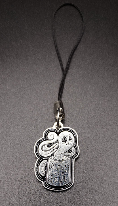 Bat & Coffee Ghost Bag Charms