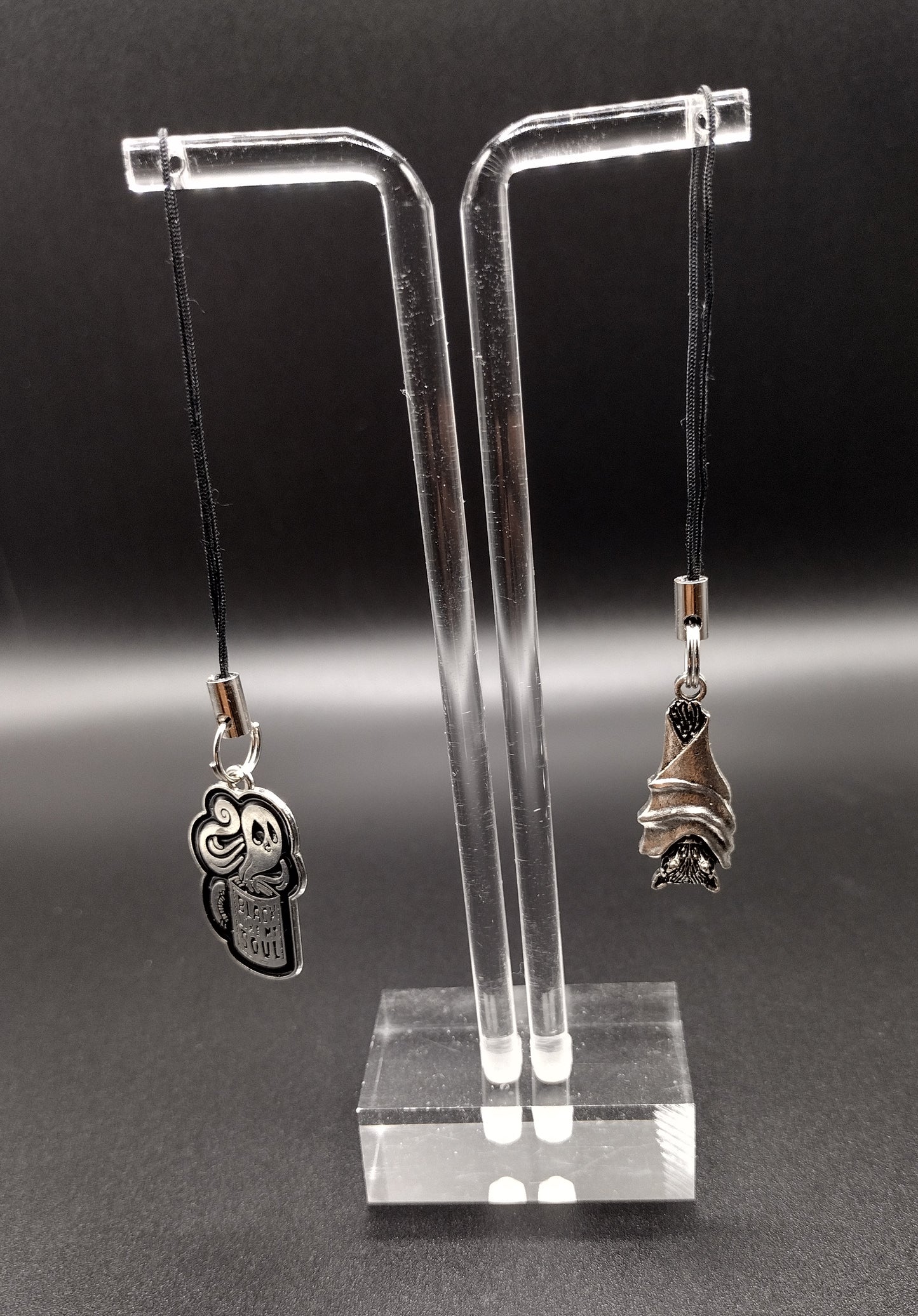 Bat & Coffee Ghost Bag Charms