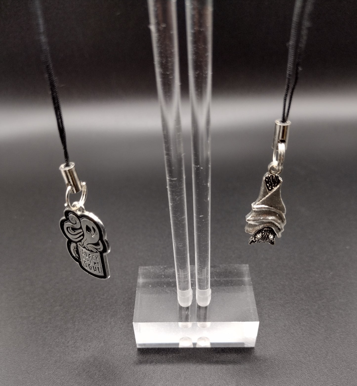 Bat & Coffee Ghost Bag Charms