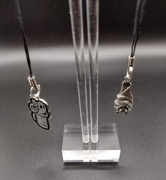 Bat & Coffee Ghost Bag Charms