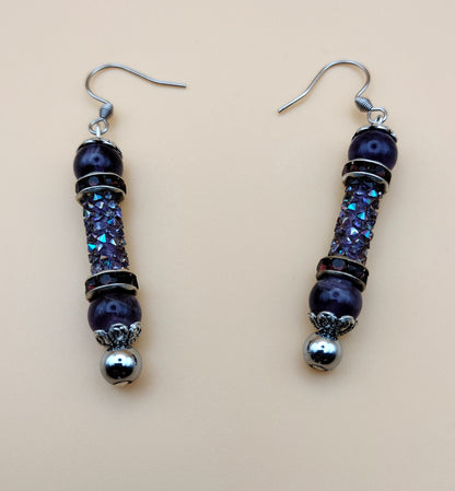 Amethyst Rod Earrings