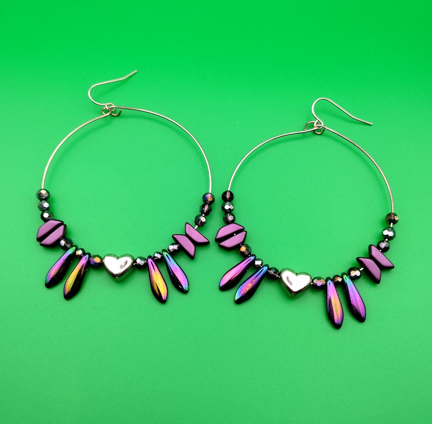 BTS-inspired Hoop Earrings