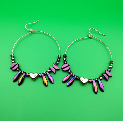 BTS-inspired Hoop Earrings