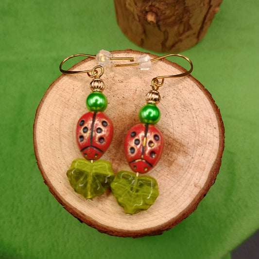 Ladybug Mischief Earrings