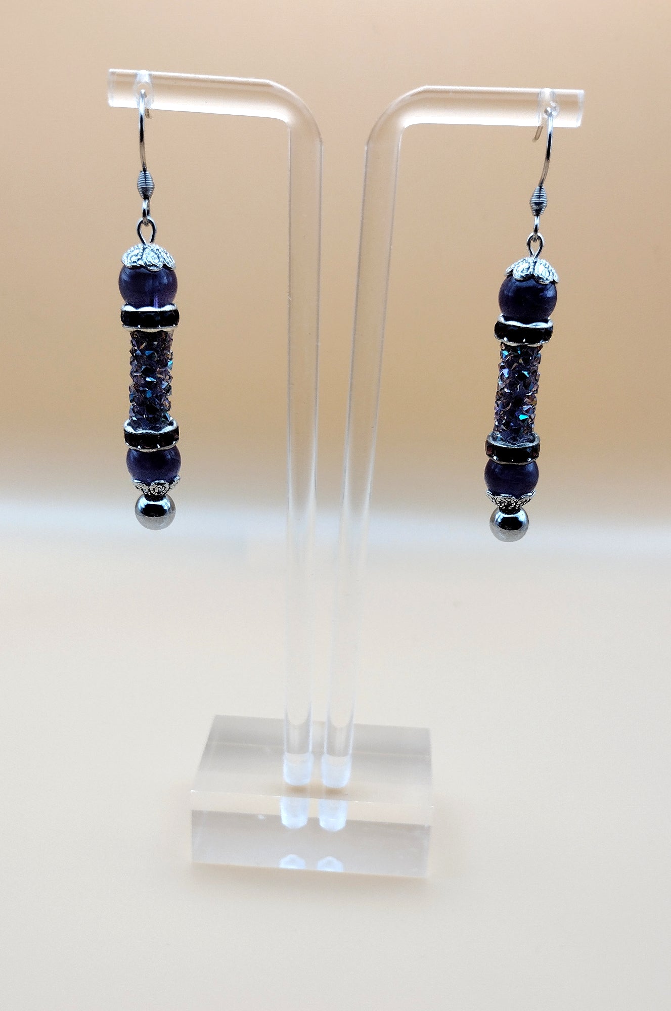 Amethyst Rod Earrings