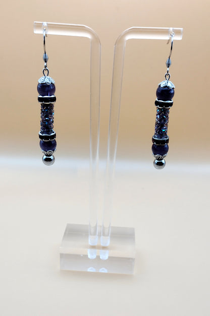 Amethyst Rod Earrings