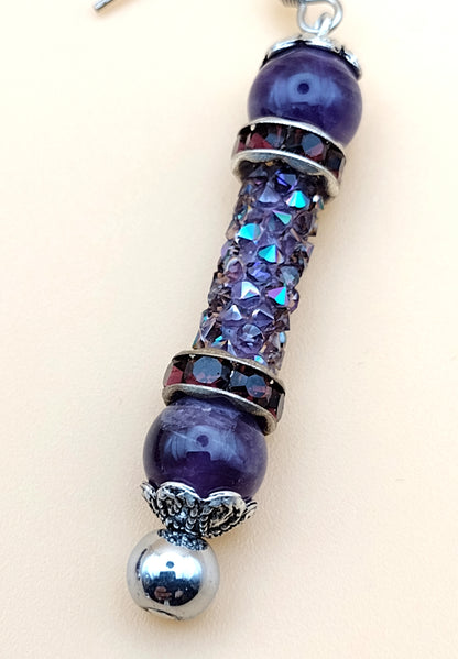 Amethyst Rod Earrings