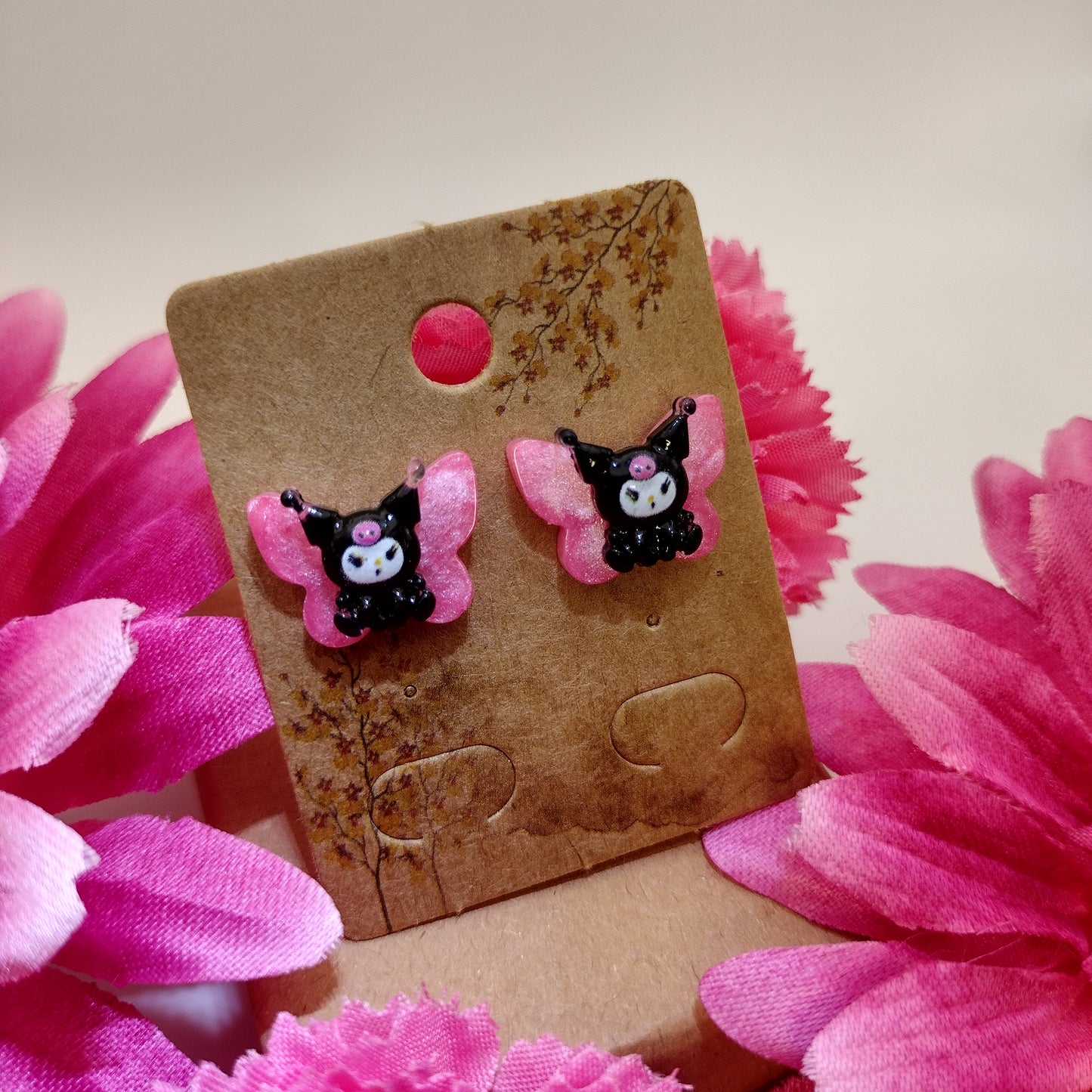Kawaii Cat Girl & Bunny Earrings