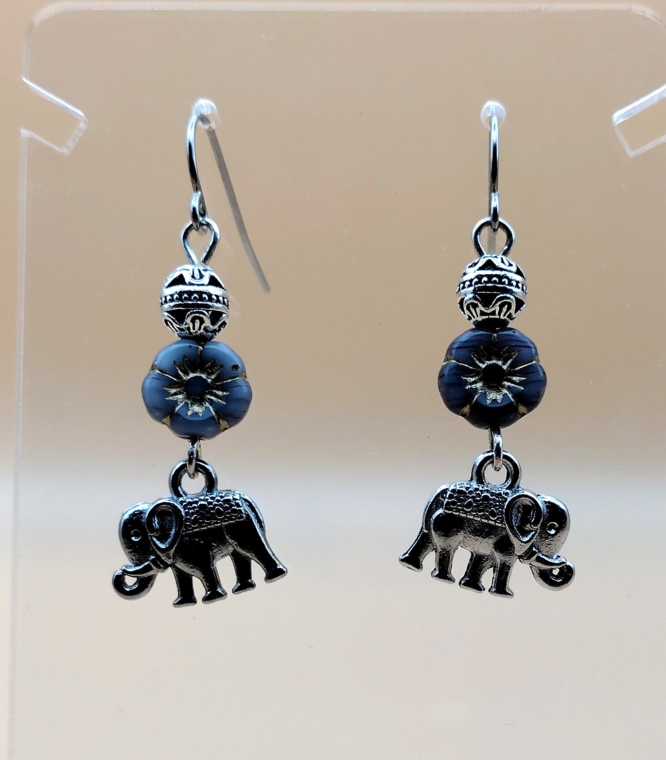 Elephant Flower Earrings