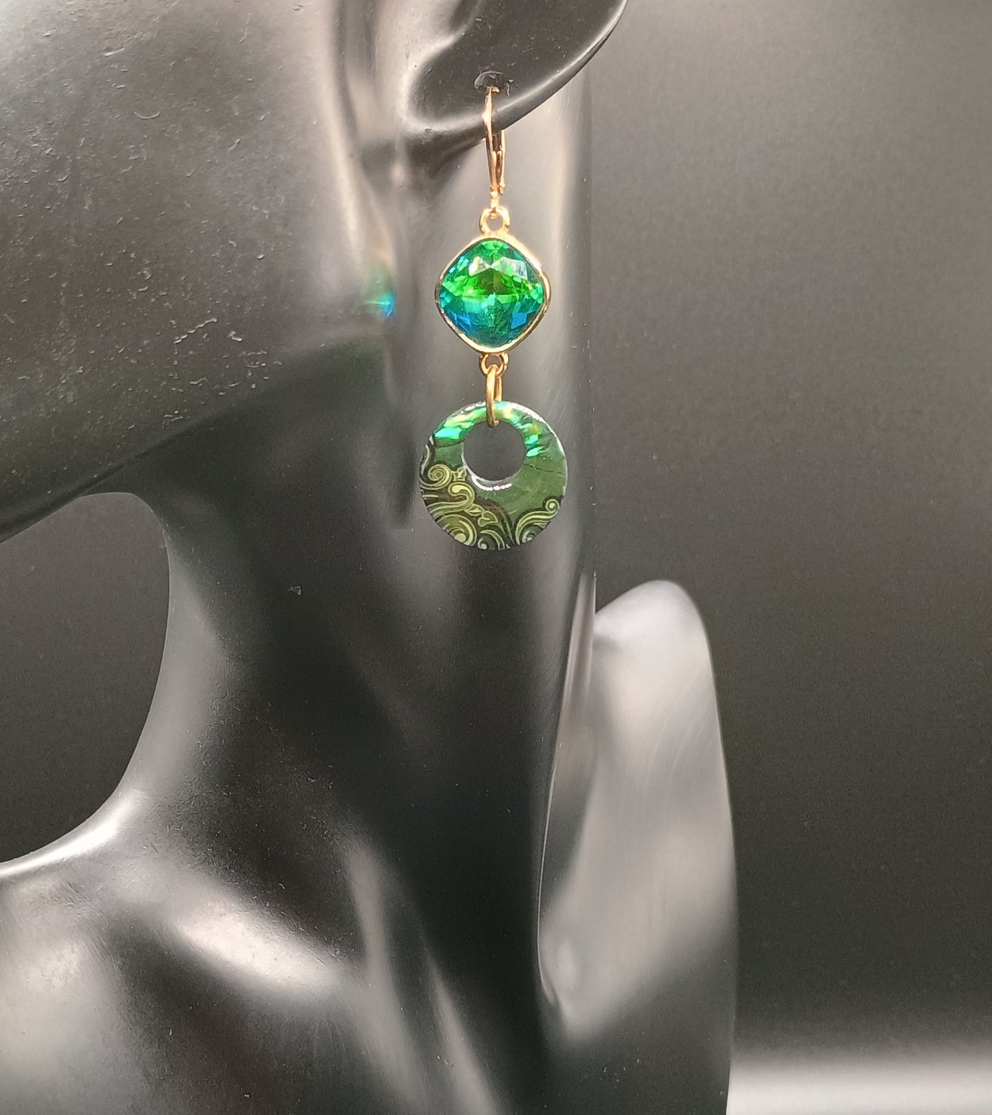 Emerald Gleam Earrings