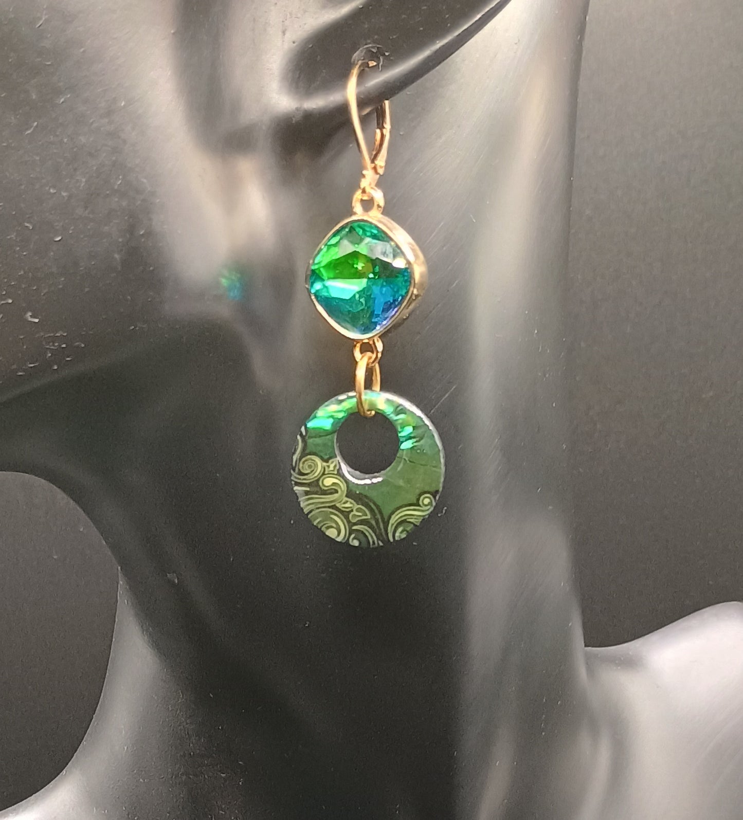 Emerald Gleam Earrings