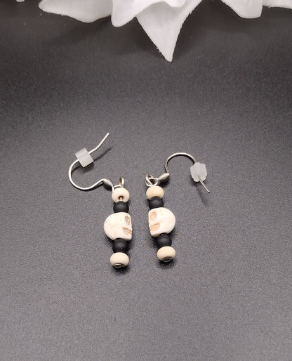 Skull & Blossom Earrings