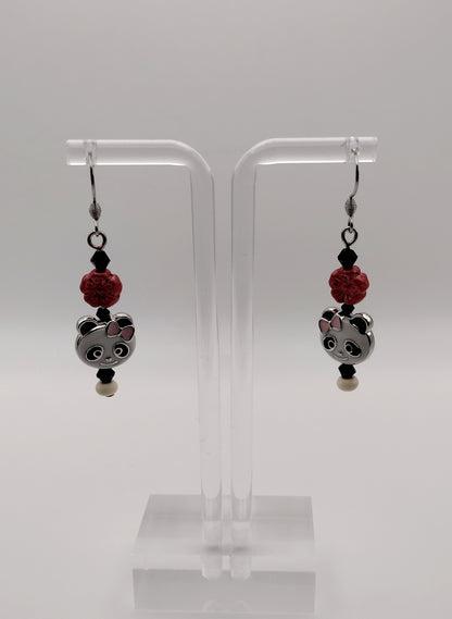 Happy Panda Earrings
