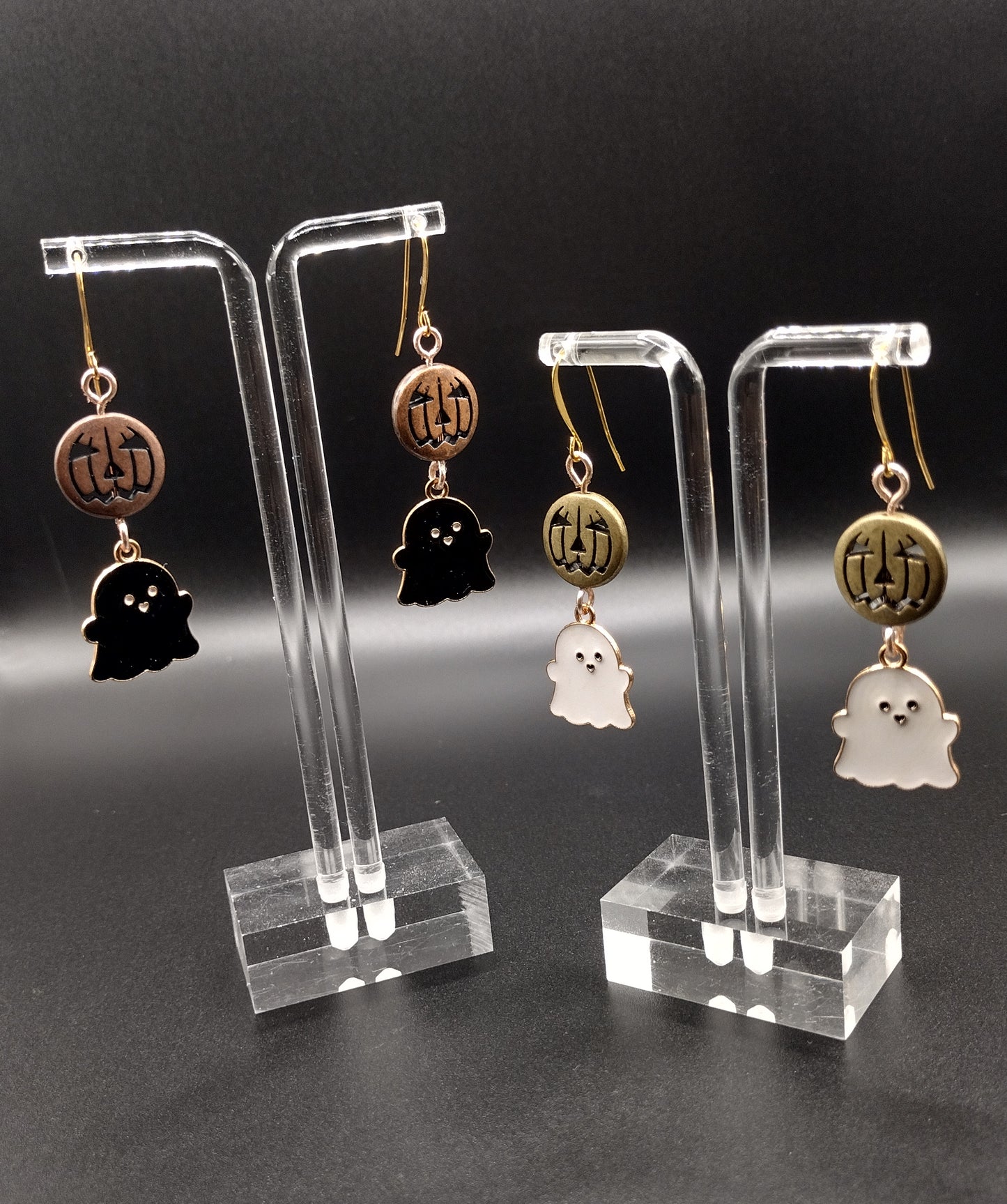 Ghostly Pumpkin Earrings