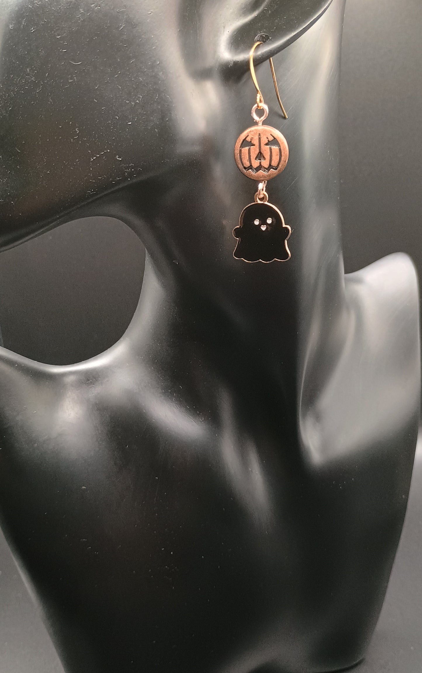 Ghostly Pumpkin Earrings