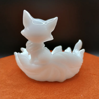 Spirit Kitsune Nine-Tailed Fox Figurine