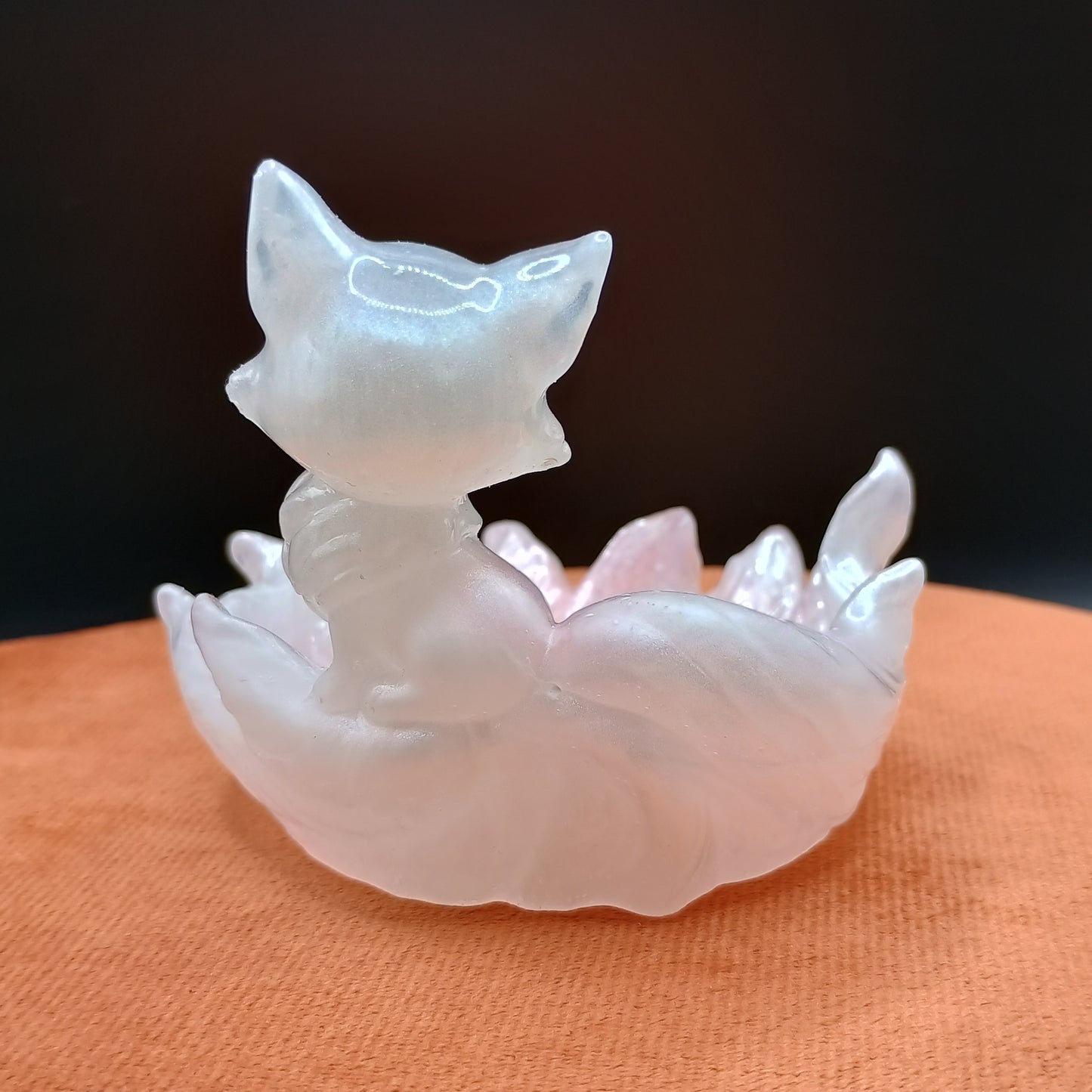Spirit Kitsune Nine-Tailed Fox Figurine