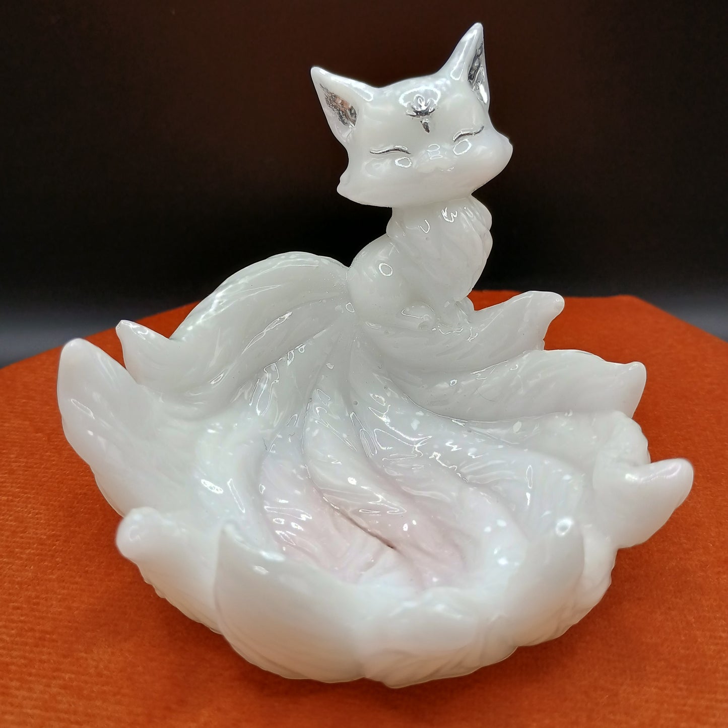 Spirit Kitsune Nine-Tailed Fox Figurine