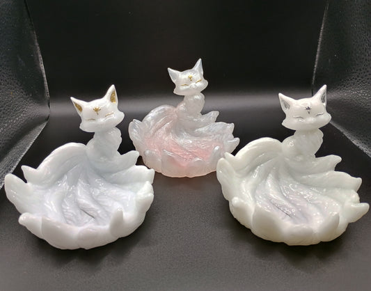 Spirit Kitsune Nine-Tailed Fox Figurine