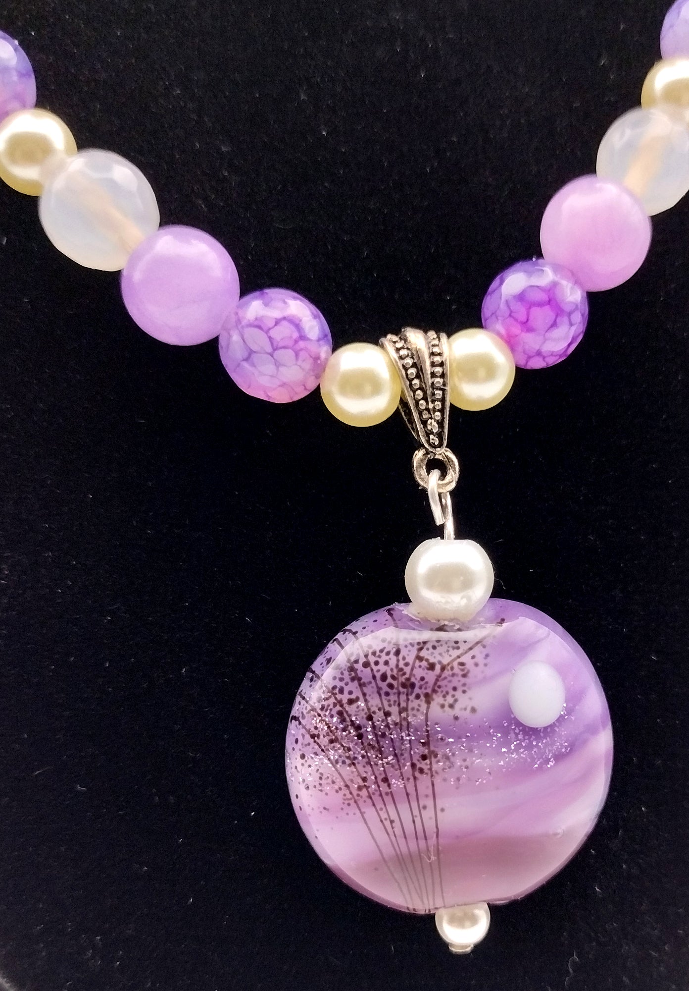 Violet Moonlight Necklace