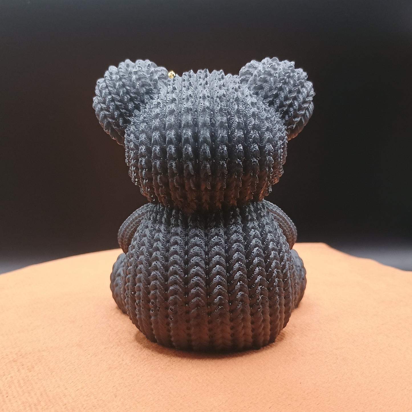 Woven Fur: Luxe Collection Textured Bear Figurines