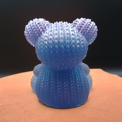 Woven Fur: Whimsy Collection Textured Bear Figurines