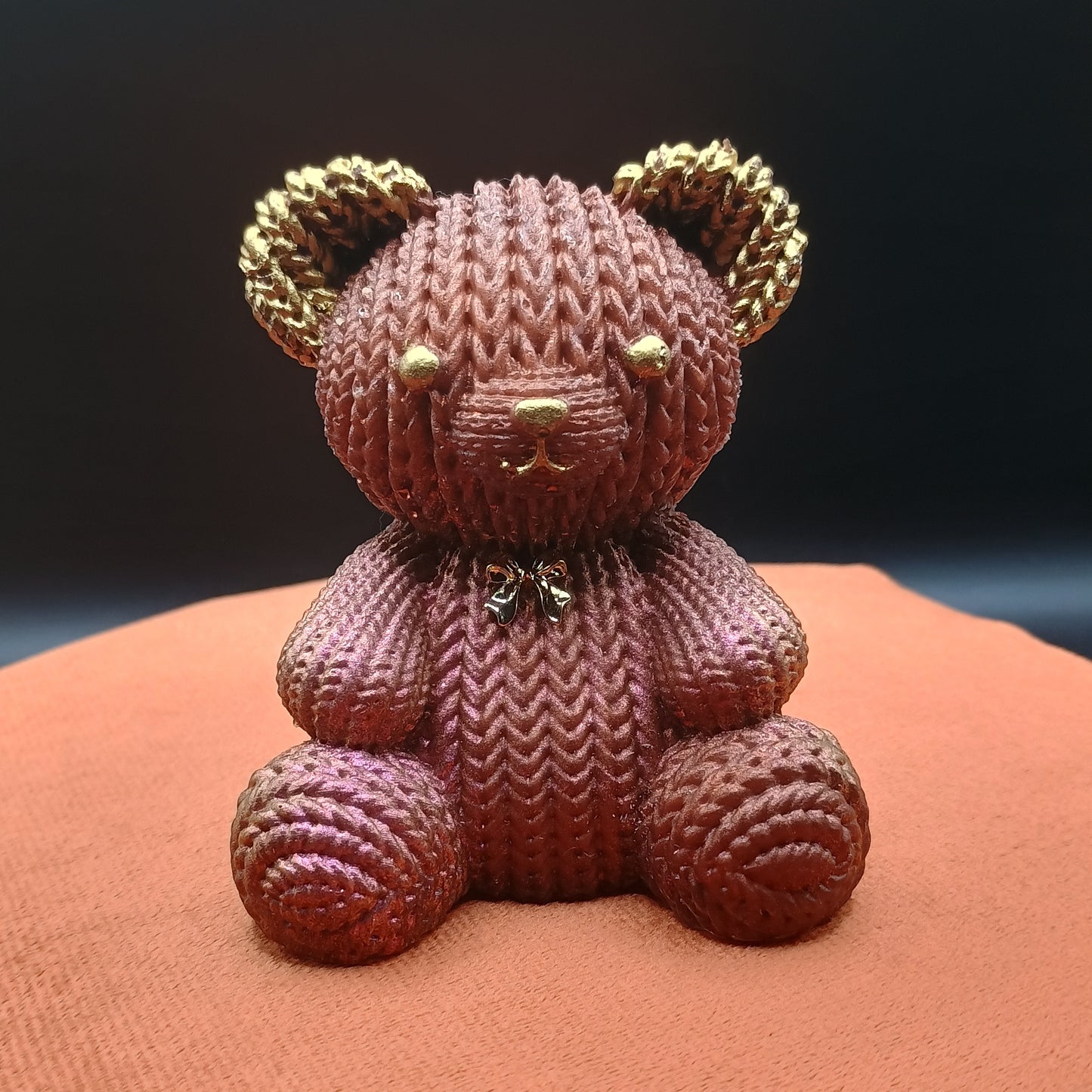 Woven Fur: Luxe Collection Textured Bear Figurines