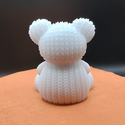 Woven Fur: Whimsy Collection Textured Bear Figurines