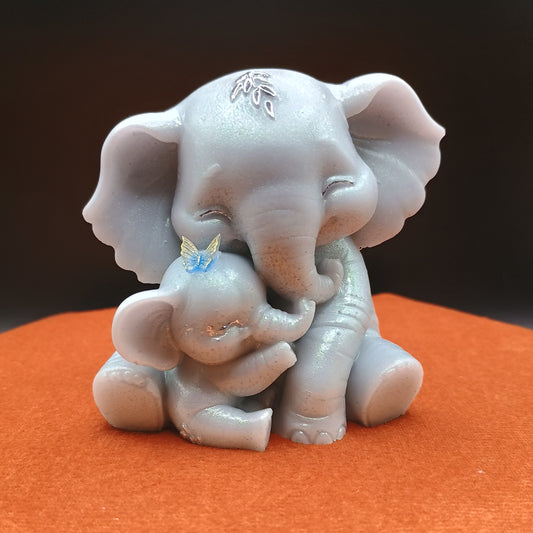 Forever Close Mama & Baby Elephant Figurine